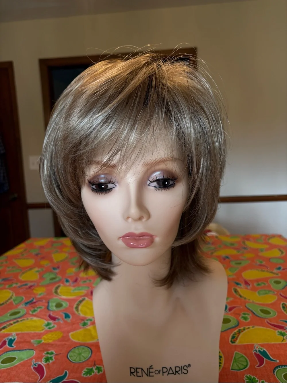 René of Paris Short Layered Wig in blonde
